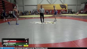 165 lbs Semifinal - Garrett Johnson, Dubuque vs Jayden Terronez, St. Ambrose University