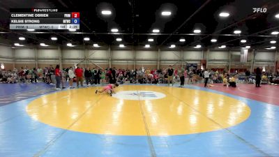 51 kg Rr Rnd 1 - Clementine OBrien, Primus WC - GHSE vs Kelsie Strong, New England Trappers Black - GHSE