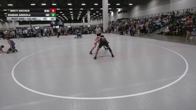126 lbs Cons. Sub-rd Of 16 - Brett Kiecker, MN Elite Wrestling Club vs Damian Arreola, Granite Wrestling Club
