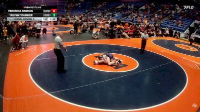 110 lbs Cons. Round 3 - Rilynn Younker, Litchfield vs Veronica Skibicki, Lockport (Twp.)