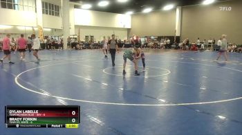 120 lbs Round 3 (16 Team) - Dylan LaBelle, Team Michigan Blue - DEV vs Brady Forkin, Team STL White