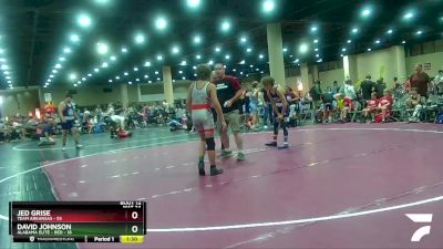 116 lbs Quarters & Wb (16 Team) - Jed Grise, Team Arkansas vs David Johnson, Alabama Elite - Red