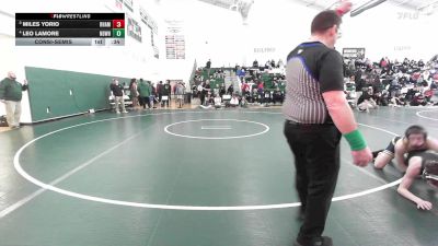 120 lbs Consolation - Miles Yorio, RHAM vs Leo Lamore, Notre Dame-West Haven