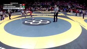 D2-175 lbs Champ. Round 1 - Alex Hackwelder, Hubbard vs Kale Waxler, Wauseon