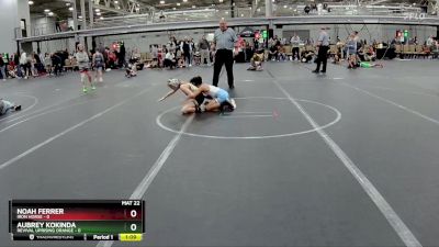 72 lbs Round 3 (4 Team) - Noah Ferrer, Iron Horse vs Aubrey Kokinda, Revival Uprising Orange