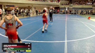 80 lbs Quarterfinal - Cael Buttell, Mankato West vs Jaxx Dahlheimer, Brainerd