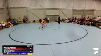 112 lbs 4th Wrestleback (16 Team) - Ayane Jasinski, Illinois vs Caiden Baird, Ohio Blue