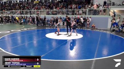 78 lbs Round 1 - David Harmon, North Pole Wrestling Club vs Henry Thomas, Chugach Eagles Wrestling Club