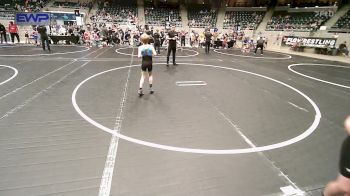 70 lbs Quarterfinal - Jett Smith, Tahlequah Wrestling Club vs Gage Stephenson, Cleveland Take Down Club