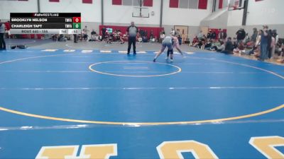 155 lbs Cons. Round 4 - Charleigh Taft, Twin Falls vs Brooklyn Nelson, Twin Falls