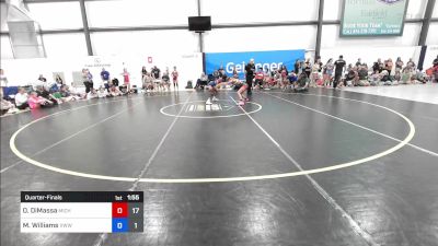 40 kg Quarterfinal - Olive DiMassa, Michigan Rev Girls Blue vs Mia Williams, Team VA