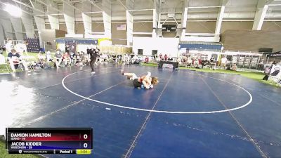 157 lbs Placement Matches (8 Team) - Damion Hamilton, Idaho vs Jacob Kidder, Wisconsin