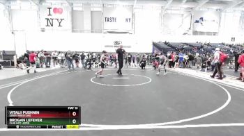 93 lbs Semifinal - Brogan LeFever, Club Not Listed vs Vitalii Pushnin, LeRoy Wrestling