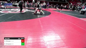 61 lbs Quarterfinal - Jett Boland, Cowboy Wrestling Club vs Cooper Pulliam, Skiatook Youth Wrestling