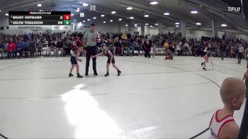 28 lbs Quarterfinal - Wesley Thiem, Arlington Eagles vs Steel Johnson, Norris Wrestling Club