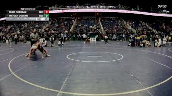 126 lbs Cons. Semi - Waylan Collins, West Rowan vs Tasia Neadeau, Swain County&nbsp;