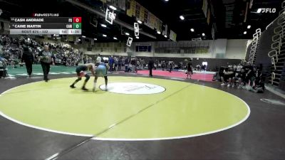 132 lbs Champ. Round 3 - Cash Andrade, Palm Desert vs Caine Martin, Camarillo
