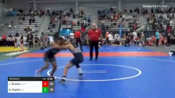 95 lbs Prelims - Jaysean Brooks, Buffalo Valley Wrestling Club Elem vs Nicholas Raptis, Team 922