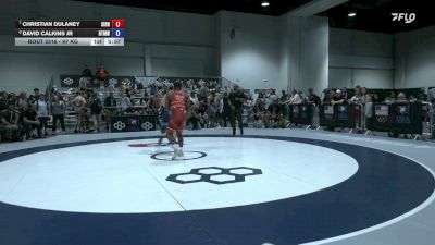 97 kg Cons. Rd Of 16 - Christian DuLaney, Southern Illinois RTC/NYAC vs David Calkins Jr, BTSLA/ Titan Mercury Wrestling Club