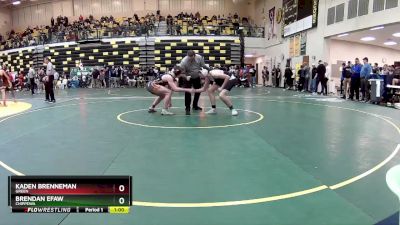 165 lbs Cons. Round 2 - Brendan Efaw, CHIPPEWA vs Kaden Brenneman, GREEN