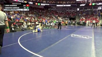 1A-126 lbs Champ. Round 1 - Kingston Carrigan, Riverside, Oakland vs Aiden Alderman, Durant