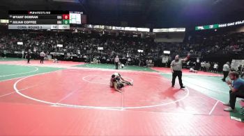 134 lbs Cons. Round 3 - Julian Coffee, Unattached vs Wyant Dobran, Unattached