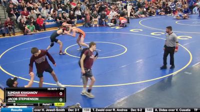 170 lbs Semifinal - Jacob Stephenson, Wilson vs Ilimdar Khasanov, North Tonawanda