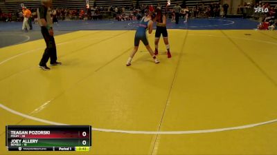 130 lbs Semis (4 Team) - Teagan Pozorski, Foley vs Joey Allery, Bemidji