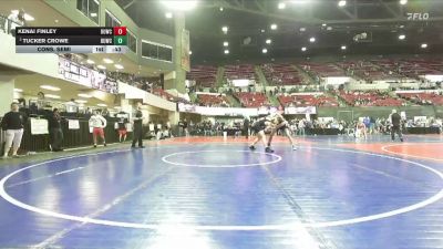 160 lbs Cons. Semi - Kenai Finley, Scrap Yard Garage Wrestling vs Tucker Crowe, SW MT Wrestling