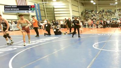 132 lbs Consi Of 8 #2 - Chance Berry, TX vs Ethan Reynolds, MT