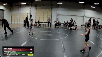 44-48 lbs Quarterfinal - Sam Mills, Launch Wrestling Academy vs Parker Sauer, All I See Is Gold Academy