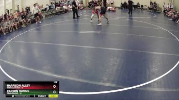 125 lbs Semis & 1st Wrestleback (8 Team) - Carson Owens, Team Rogue vs Harrison Alley, Nebraska Red