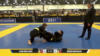 Marissa Marie Miller vs Elaina Nicole Garza 2026 IBJJF Jiu-Jitsu CON International