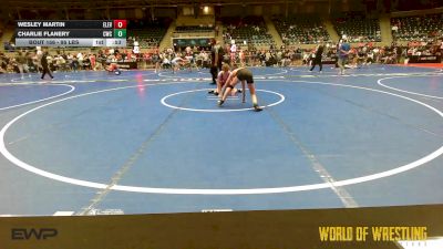95 lbs Consi Of 8 #2 - Wesley Martin, Elevate Wrestling Academy (EWA) vs Charlie Flanery, Cowboy Wrestling Club