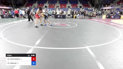 150 lbs Rnd Of 32 - Grant Schnieders, TX vs Griffin Walizer, PA