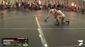 130 lbs Quarterfinal - Jacob Kennedy, Quiet Storm vs Cole Rose, Princeton WC