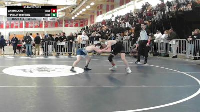 132 lbs Quarterfinal - Gavin Lane, Shawsheen vs Philip Watson, Framingham