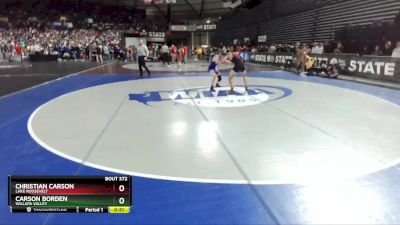 1B/2B 145 5th Place Match - Christian Carson, Lake Roosevelt vs Carson Borden, Willapa Valley