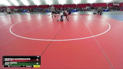 215 lbs Round 2 (6 Team) - Nehemiah Schwinghammer, Bemidji vs Jean Ngoma, Xavier