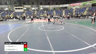 105 lbs Consi Of 16 #2 - Lynkin Bowden, Black Fox Academy vs Cael Beanland, Dove Creek Bulldogs