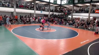 87-94 lbs 5th Place Match - Kyler Roeder, Mercer County vs Deklyn Thompson, Wolfpack Wrestling Club