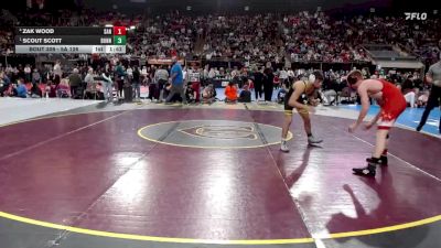 5A 126 lbs Semifinal - Scout Scott, Bonneville vs Zak Wood, Sandpoint