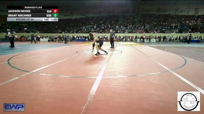 140 lbs Round Of 64 - Jackson Mckee, Blanchard High School vs Brant Kirchner, Newkirk