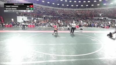80 lbs Champ. Round 2 - Teddy Vanasse, Spring Valley / Elmwood vs Myles Ewing, Richland Center Youth Wrestling