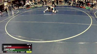 74 lbs Champ. Round 1 - Timber Weber, Athlos Wrestling vs Nixx Park, JWC