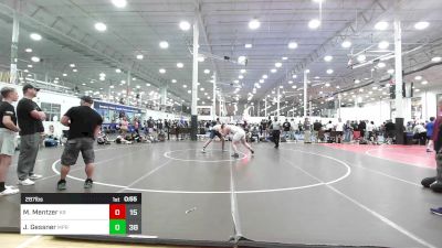 287 lbs Quarterfinal - Mason Mentzer, Kraken Red vs Jeff Gessner, MPR