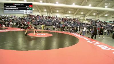 155 lbs Champ. Round 3 - Ivon Aguilar, West vs Zoey Peterson, Lehi