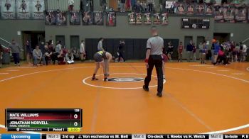 128 lbs Round 2 - Nate Williams, Huntsville vs Jonathan Norvell, Hazel Green HS