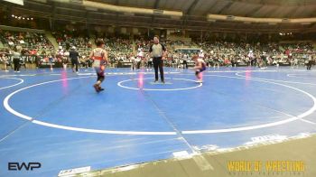 80 lbs Round Of 64 - Brady Boles, Mustang Bronco Wrestling Club vs Elijah Copley, Steel City Relaoded