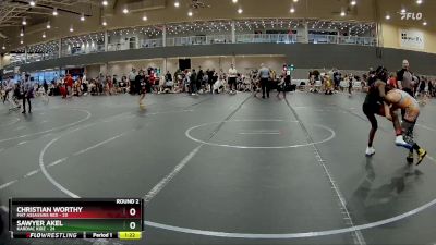 84 lbs Round 2 - Sawyer Akel, Kardiac Kidz vs Christian Worthy, Mat Assassins Red